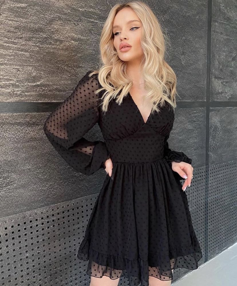 European American Style Women's Solid Color Short Skirt