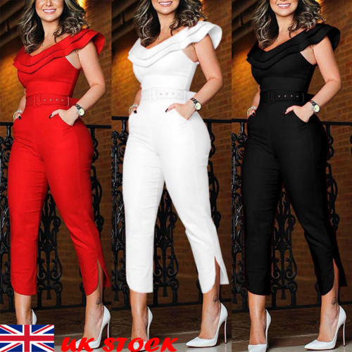 British Women's Bardot Strapless Cocktail Dress Romper