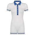 Summer 2023 Women's Casual Pink Button Romper